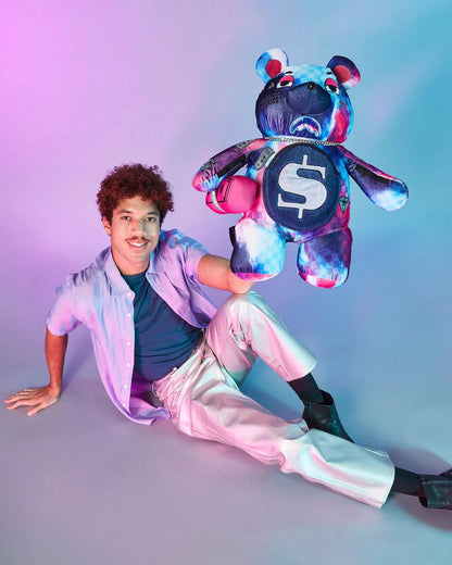 SHARKCLUB ELECTRONICA MONEYBEAR TEDDYBEAR BACKPACK | Sprayground Quality
