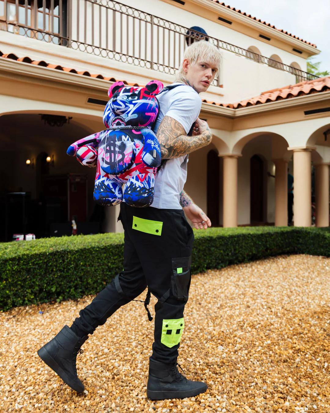 SHARK ATELIER MONEYBEAR TEDDYBEAR BACKPACK | Sprayground Featured
