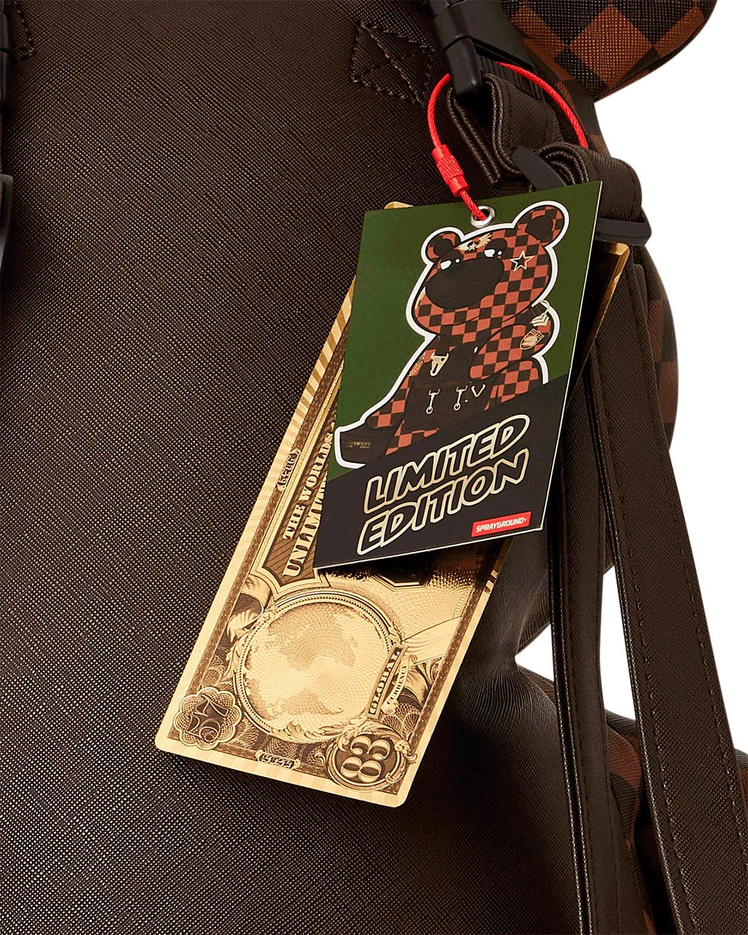 CHECKMATE ROYALE MONEYBEAR TEDDYBEAR BACKPACK | Sprayground Popular