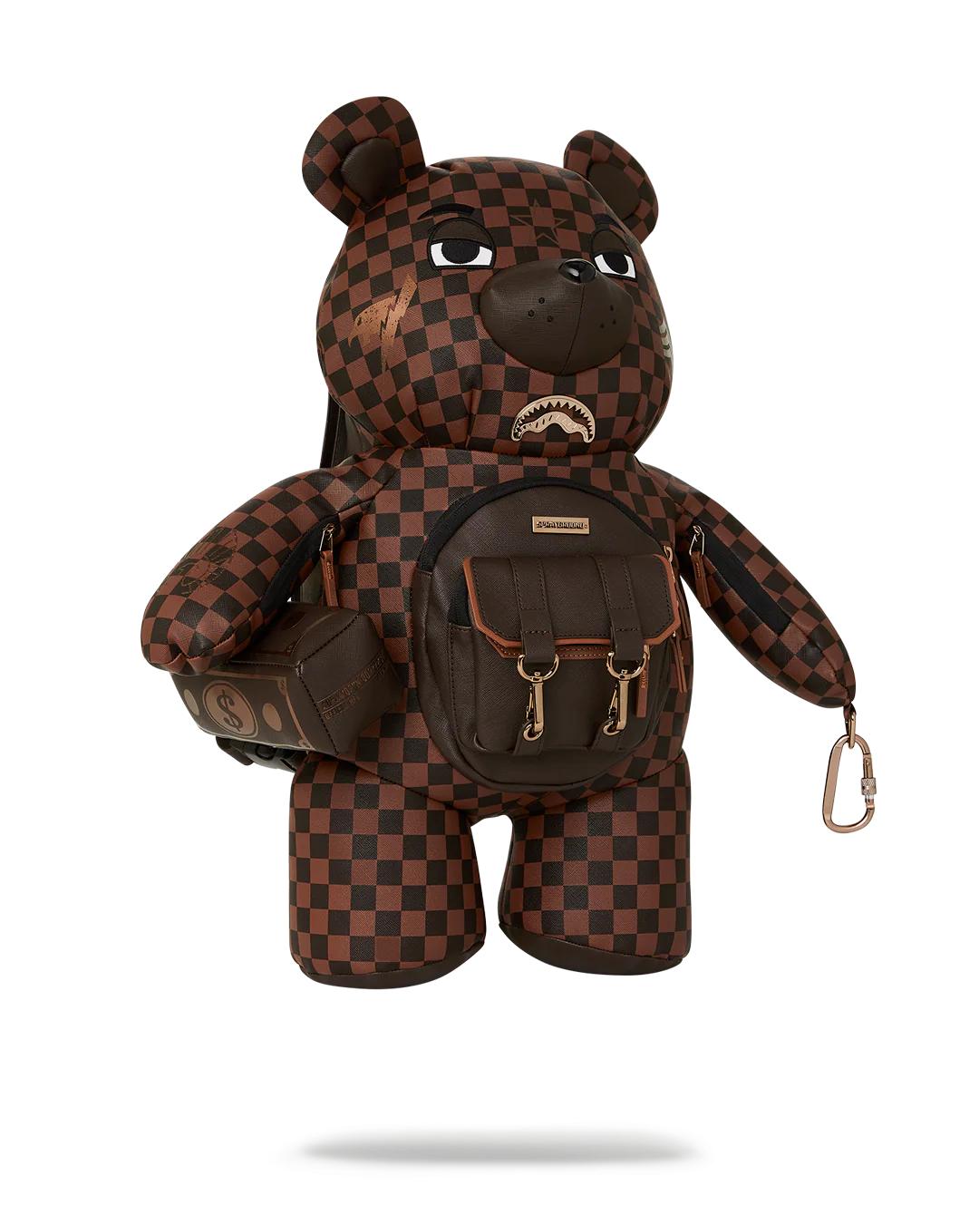 CHECKMATE ROYALE MONEYBEAR TEDDYBEAR BACKPACK | Sprayground Popular