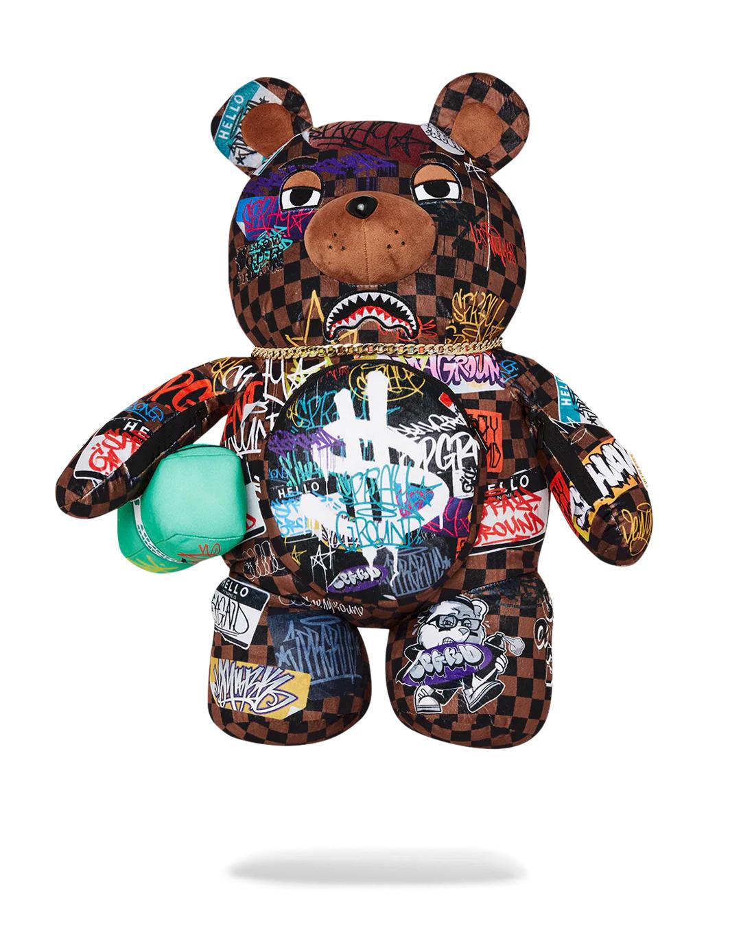 SHARKS IN PARIS THE RIZZ MONEYBEAR TEDDYBEAR BACKPACK | Sprayground Trending