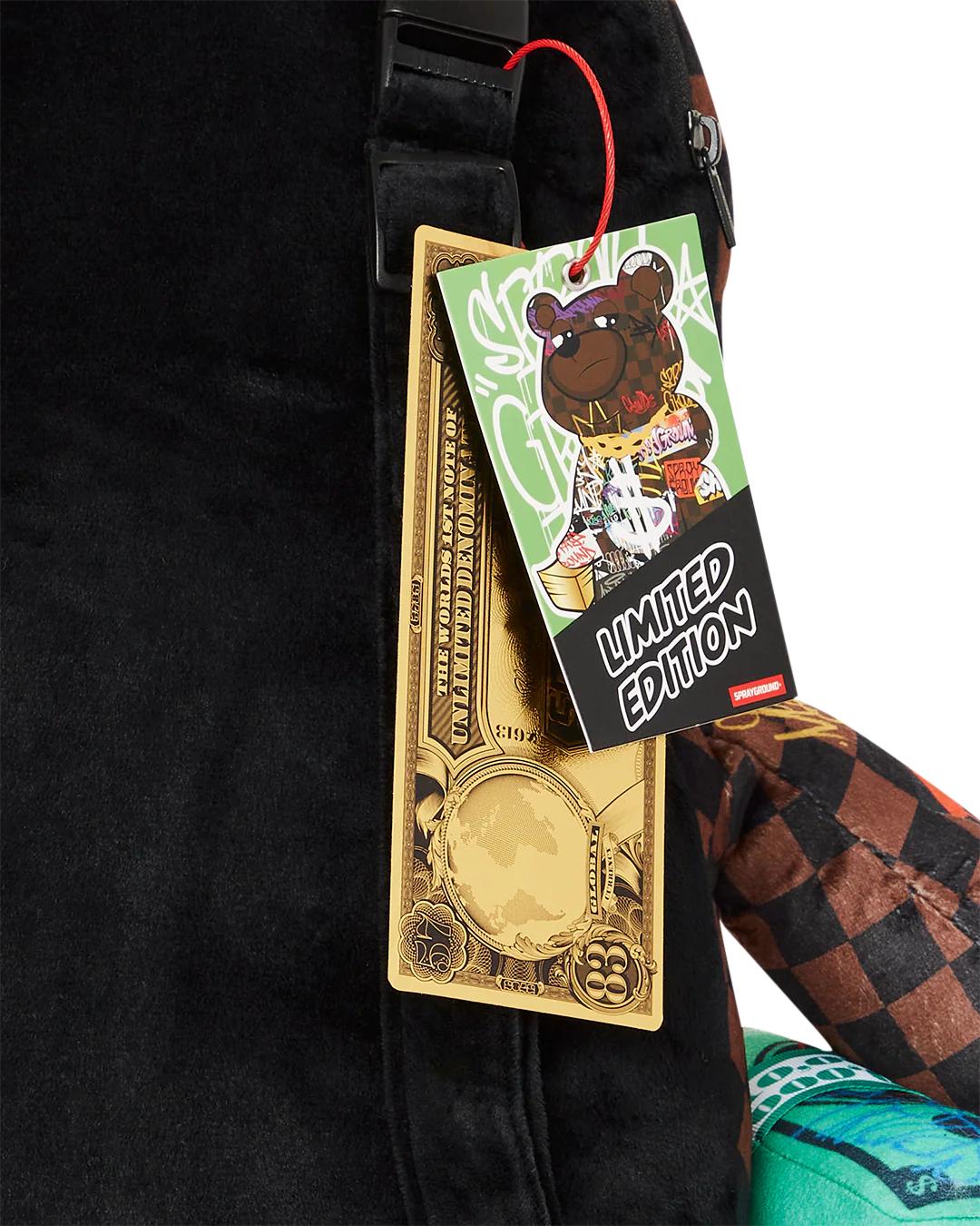 SHARKS IN PARIS THE RIZZ MONEYBEAR TEDDYBEAR BACKPACK | Sprayground Trending