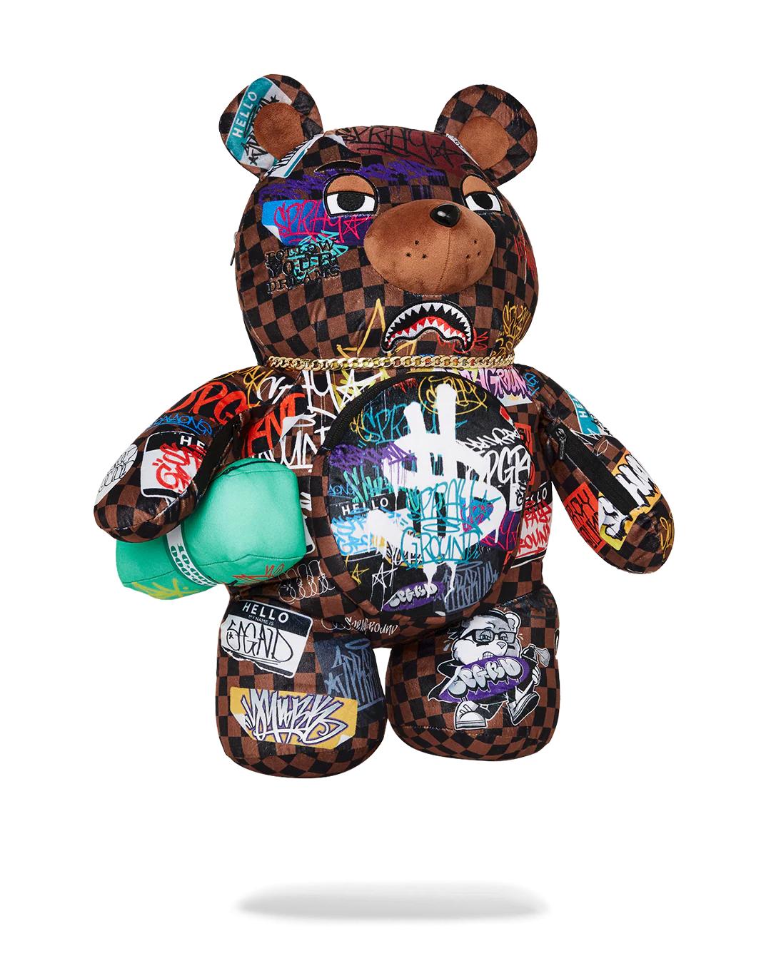 SHARKS IN PARIS THE RIZZ MONEYBEAR TEDDYBEAR BACKPACK | Sprayground Trending