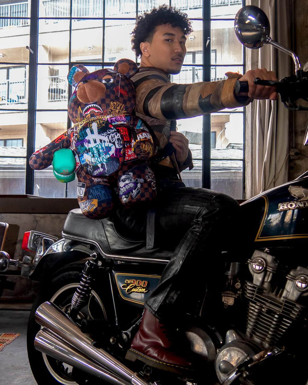 SHARKS IN PARIS THE RIZZ MONEYBEAR TEDDYBEAR BACKPACK | Sprayground Trending