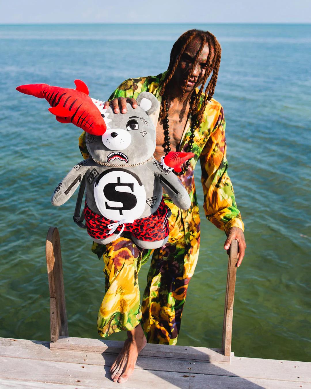 SHARK FRIENDS MONEYBEAR TEDDYBEAR BACKPACK | Sprayground Best Seller