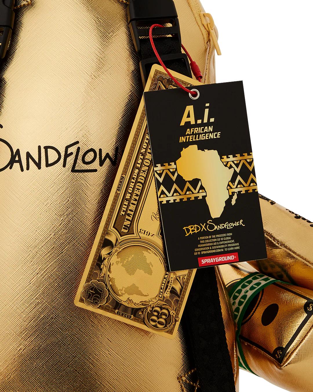 A.I.8 AFRICAN INTELLIGENCE PATH TO THE FUTURE II MEDIUM MONEYBEAR TEDD | Sprayground Signature