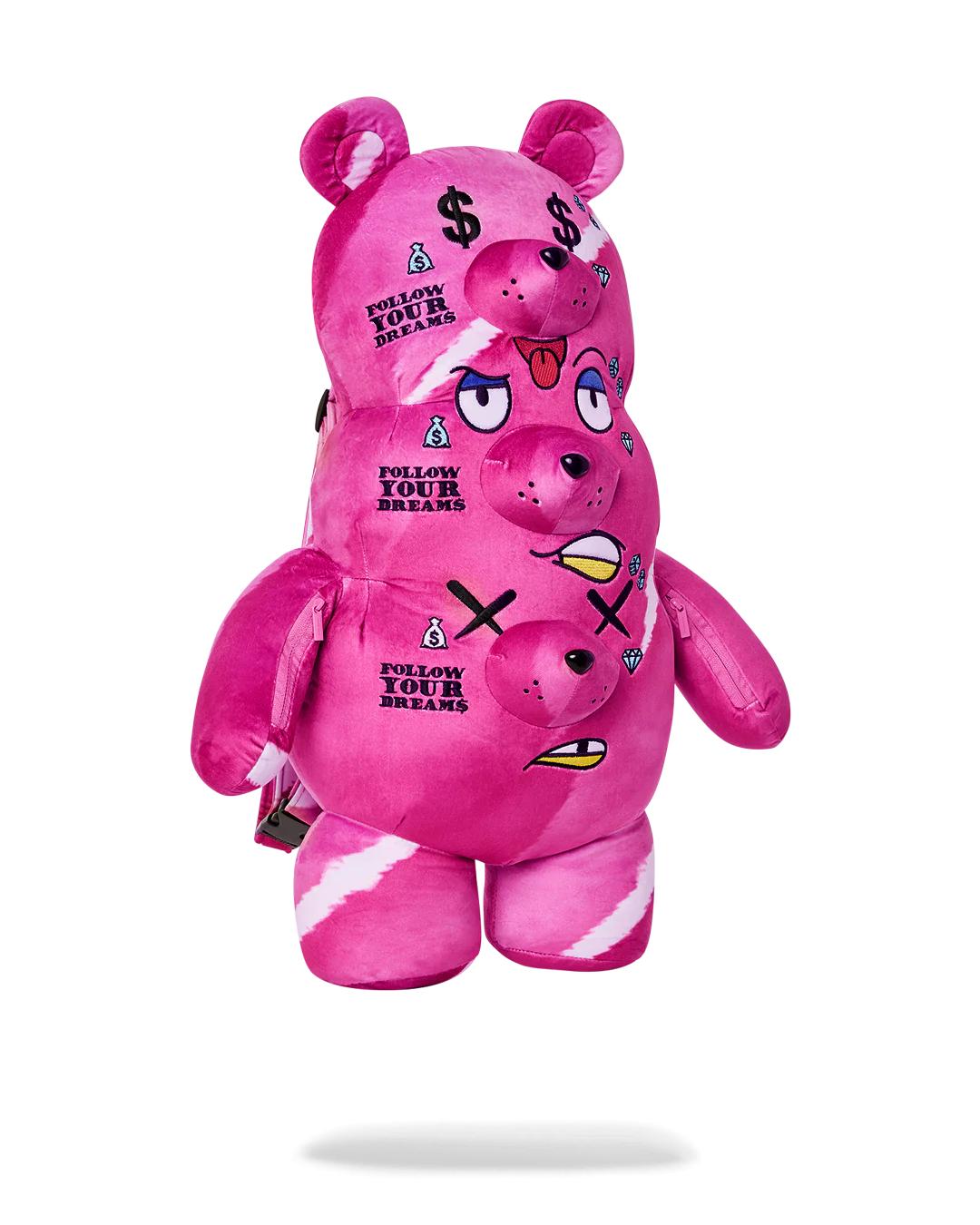THE 3 HEADED BEAR PLUSH TEDDYBEAR BACKPACK | Sprayground Essential