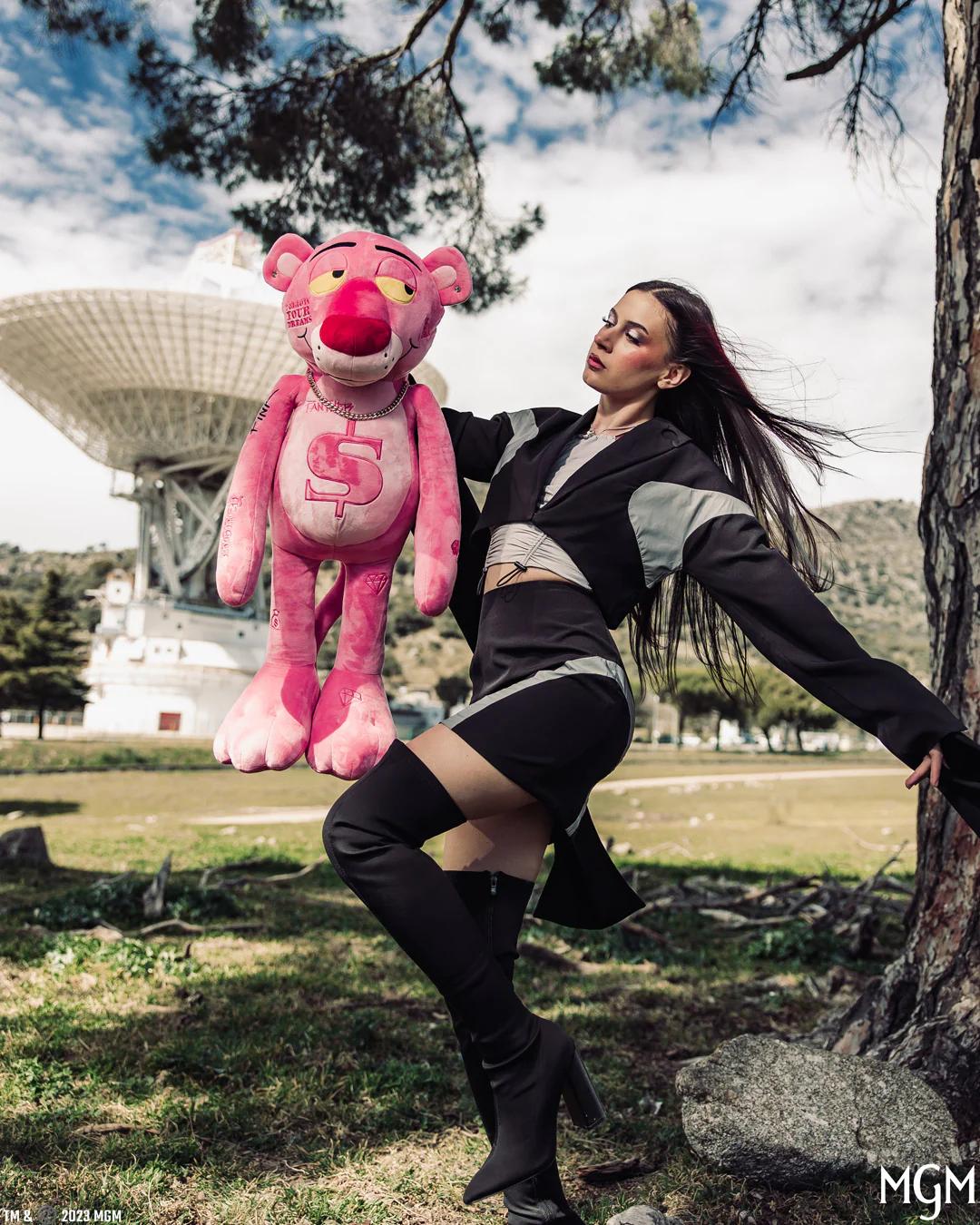 PINK PANTHER UP TO NO GOOD TEDDY BEAR BACKPACK | Sprayground Premium