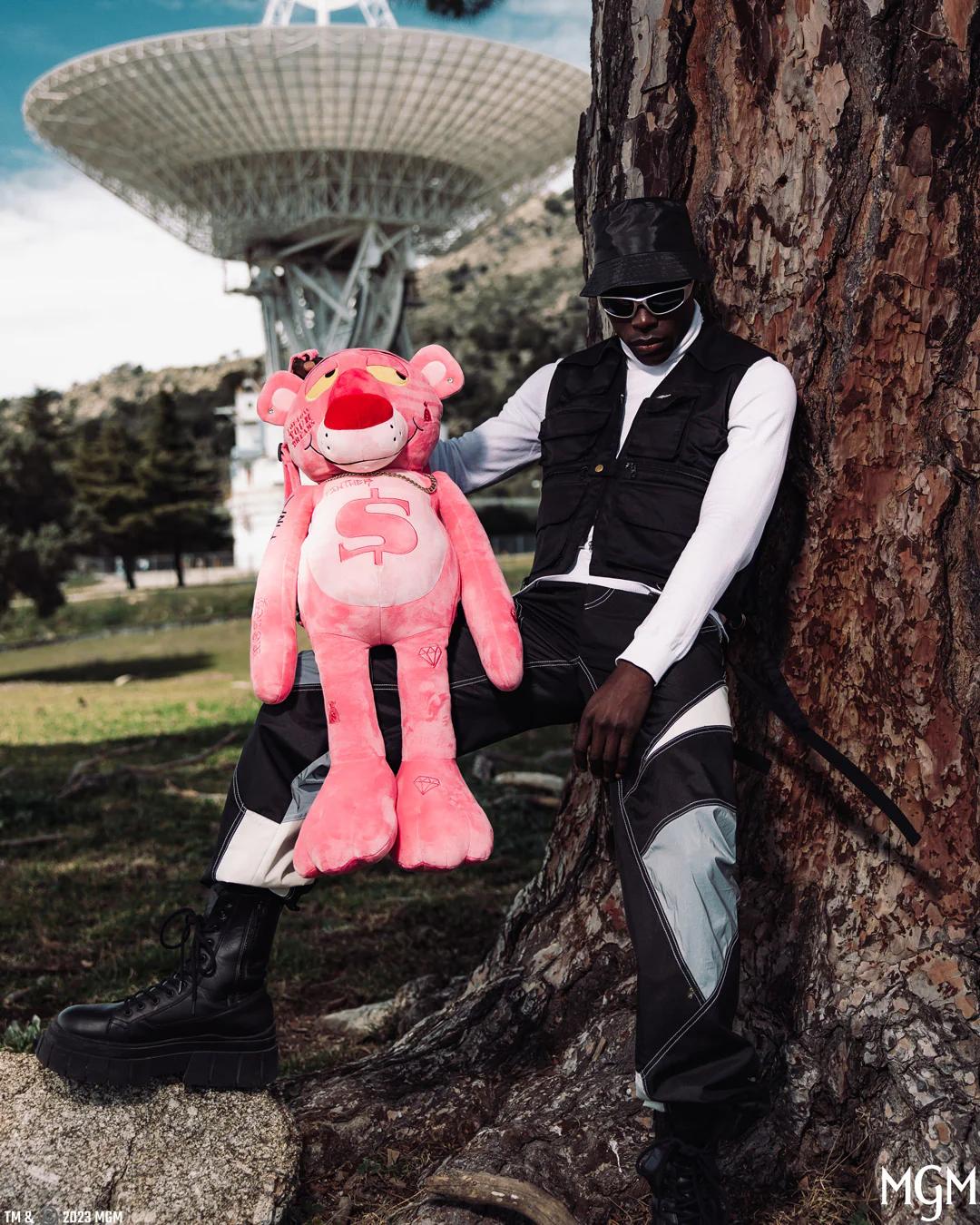 PINK PANTHER UP TO NO GOOD TEDDY BEAR BACKPACK | Sprayground Premium