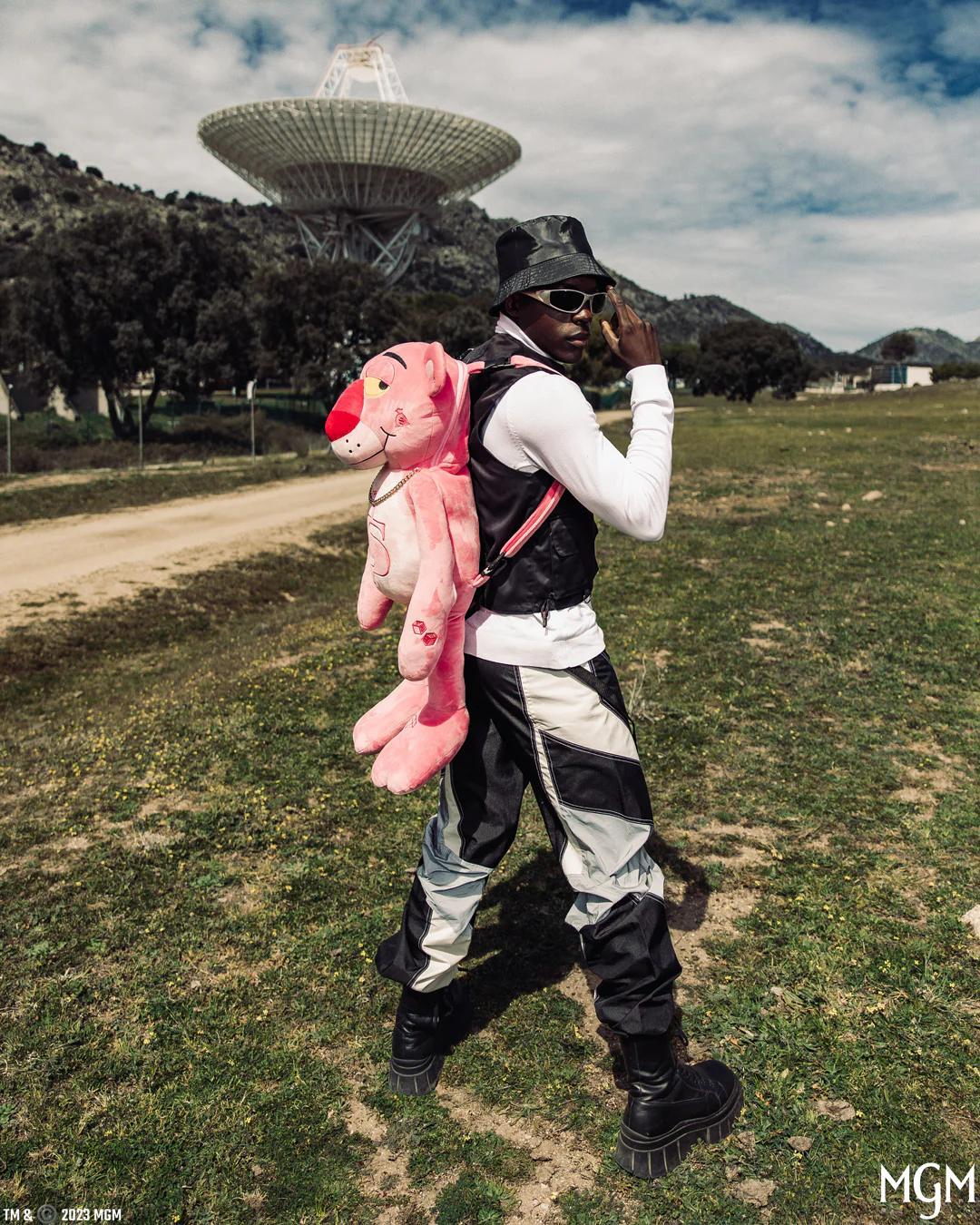 PINK PANTHER UP TO NO GOOD TEDDY BEAR BACKPACK | Sprayground Premium
