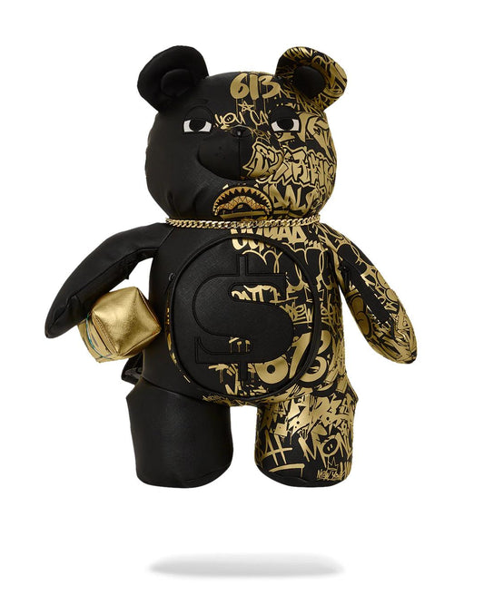 HALF GRAFF GLIDE MONEYBEAR TEDDYBEAR BACKPACK | Sprayground New