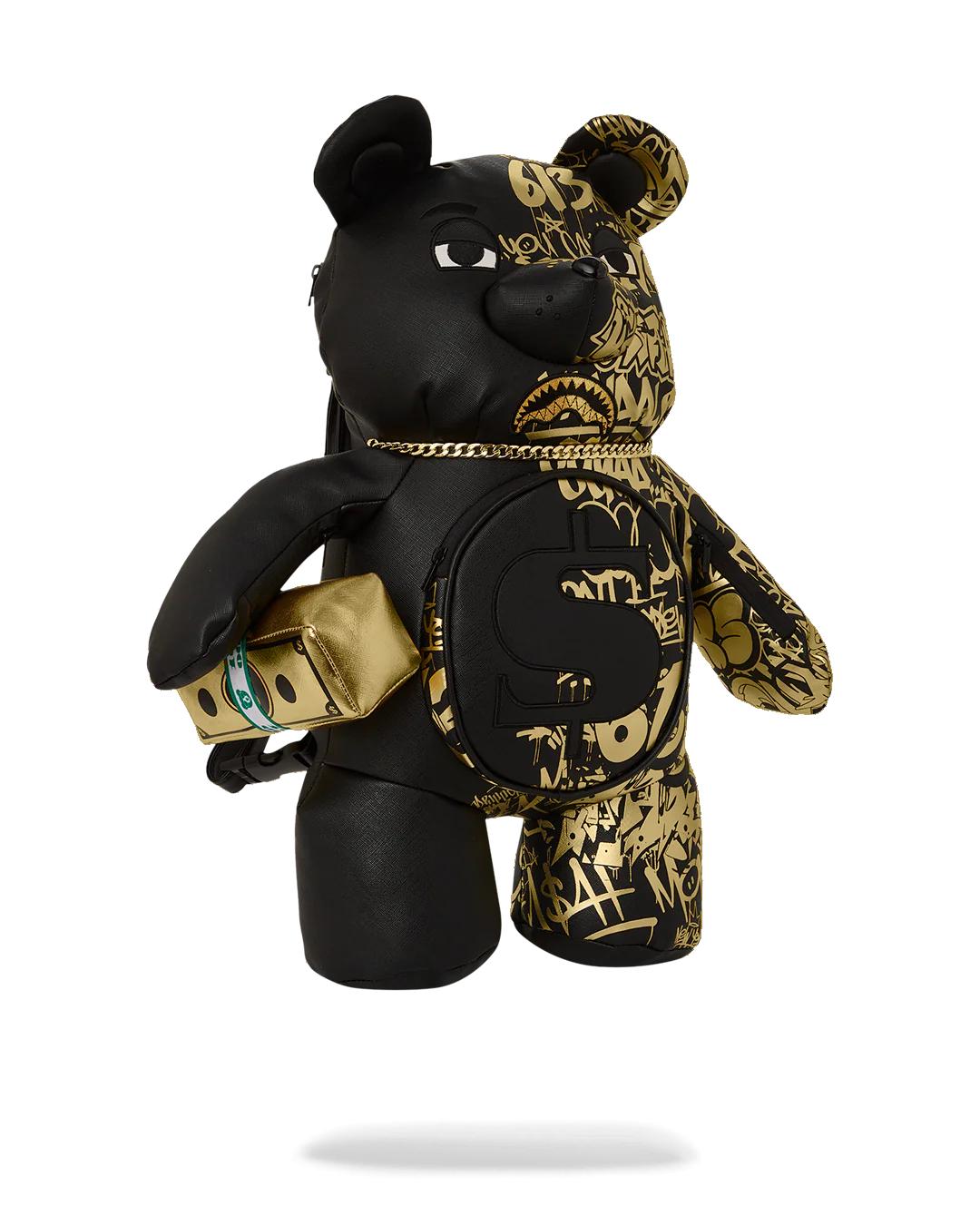 HALF GRAFF GLIDE MONEYBEAR TEDDYBEAR BACKPACK | Sprayground New