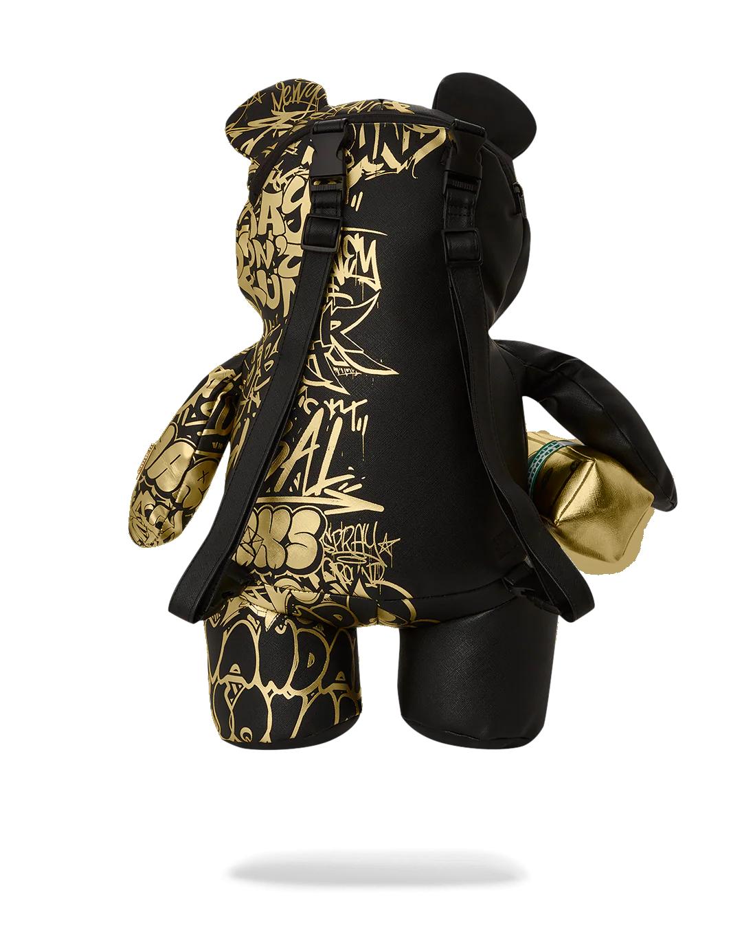 HALF GRAFF GLIDE MONEYBEAR TEDDYBEAR BACKPACK | Sprayground New