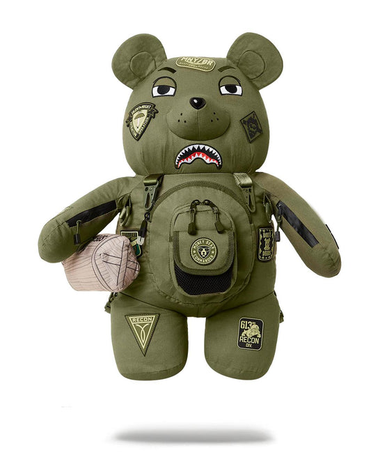 SPECIAL OPS FULL THROTTLE MONEYBEAR TEDDYBEAR BACKPACK | Sprayground Exclusive