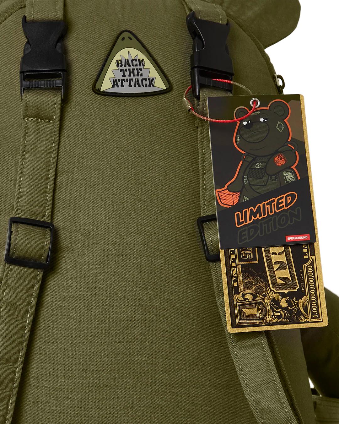 SPECIAL OPS FULL THROTTLE MONEYBEAR TEDDYBEAR BACKPACK | Sprayground Exclusive
