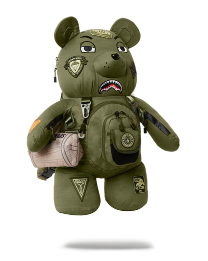 SPECIAL OPS FULL THROTTLE MONEYBEAR TEDDYBEAR BACKPACK | Sprayground Exclusive