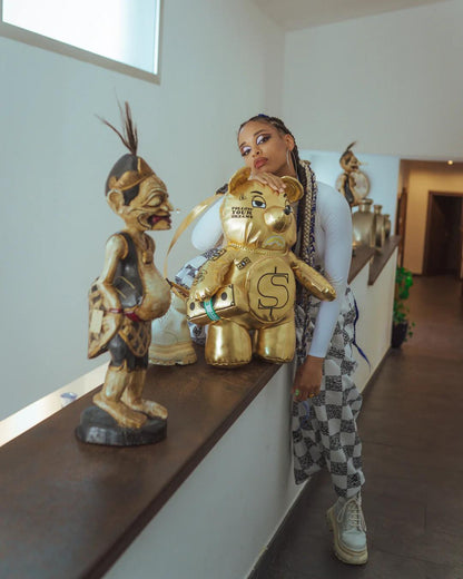 GOLD RUSH MONEYBEAR TEDDYBEAR BACKPACK | Sprayground Featured