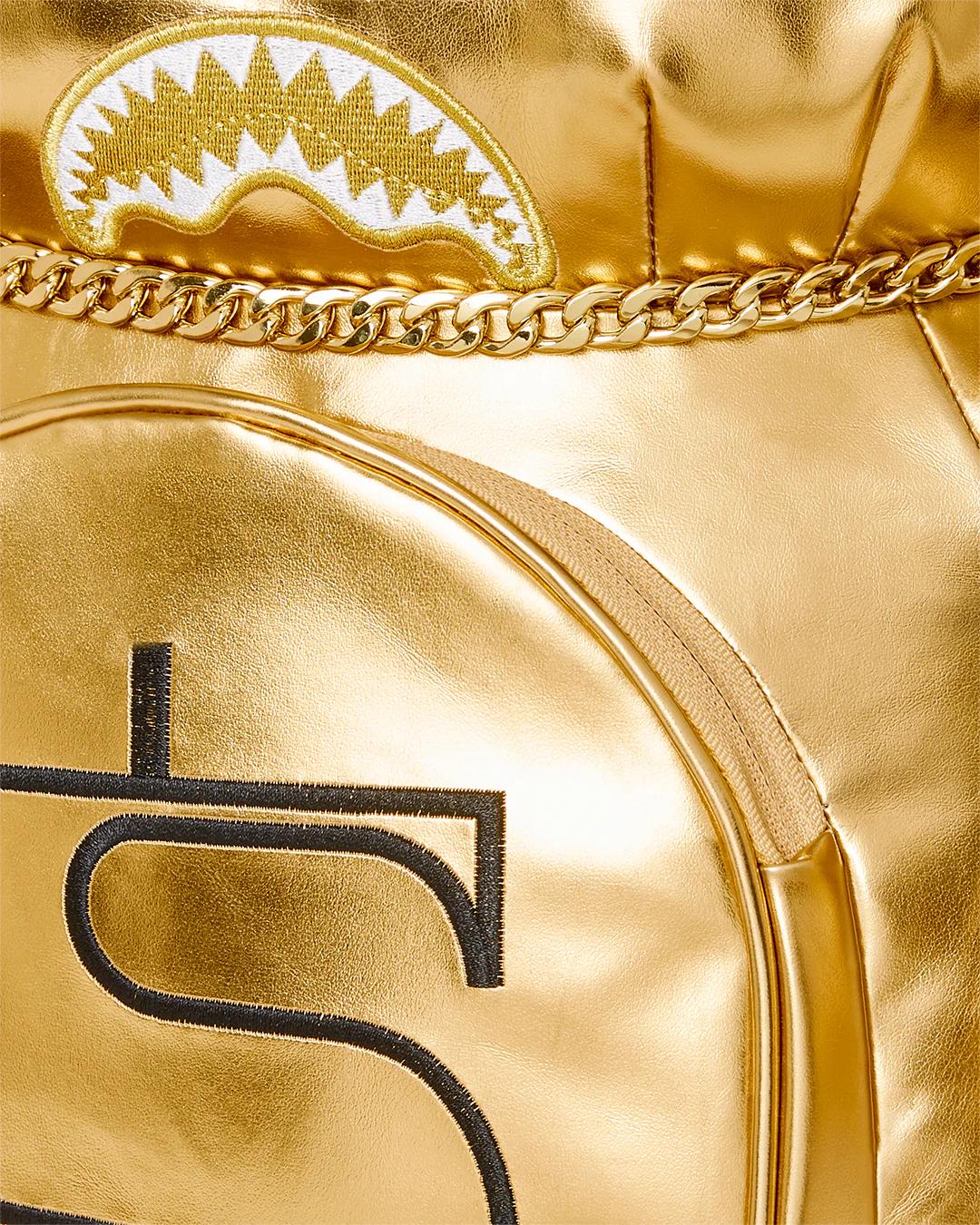 GOLD RUSH MONEYBEAR TEDDYBEAR BACKPACK | Sprayground Featured