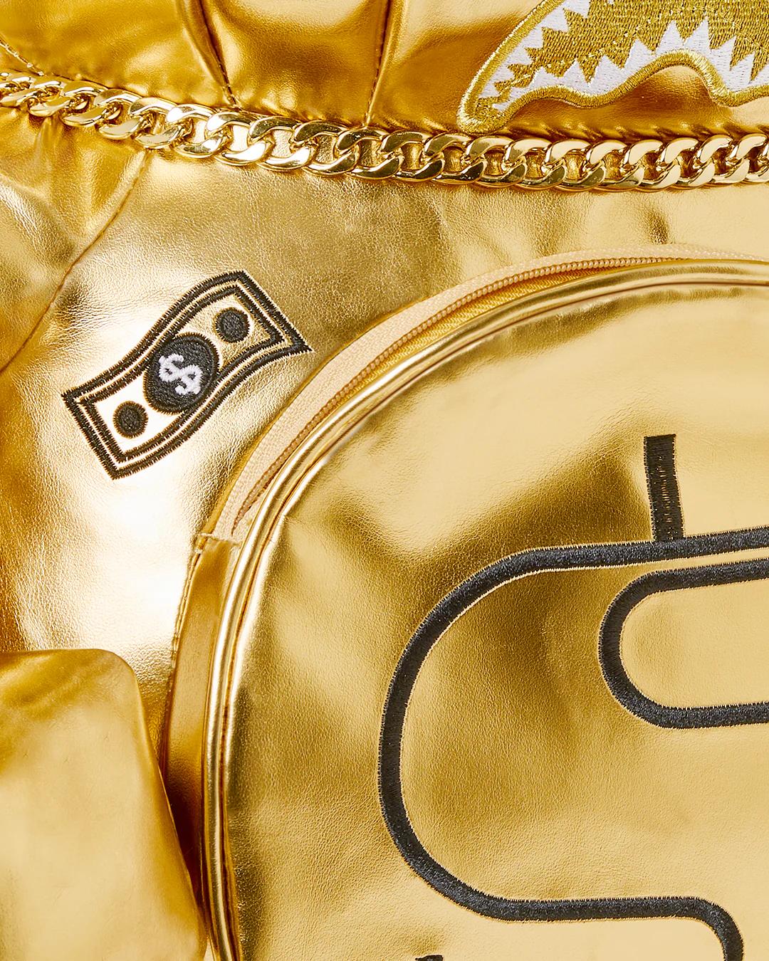 GOLD RUSH MONEYBEAR TEDDYBEAR BACKPACK | Sprayground Featured