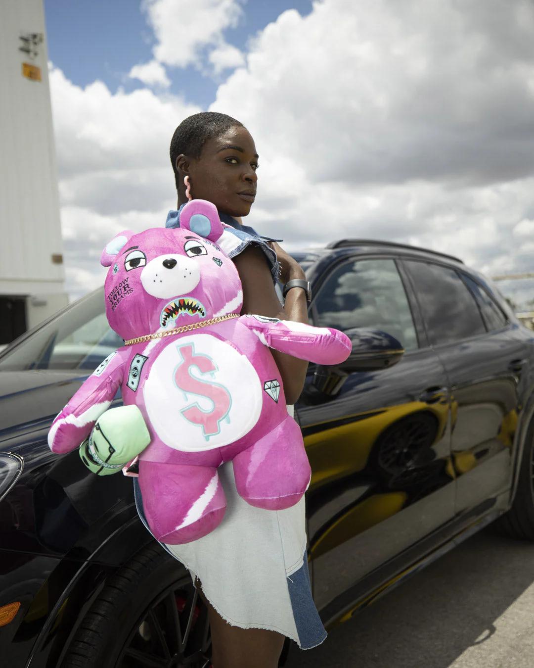 PINK PUNK MONEYBEAR TEDDYBEAR BACKPACK | Sprayground Popular