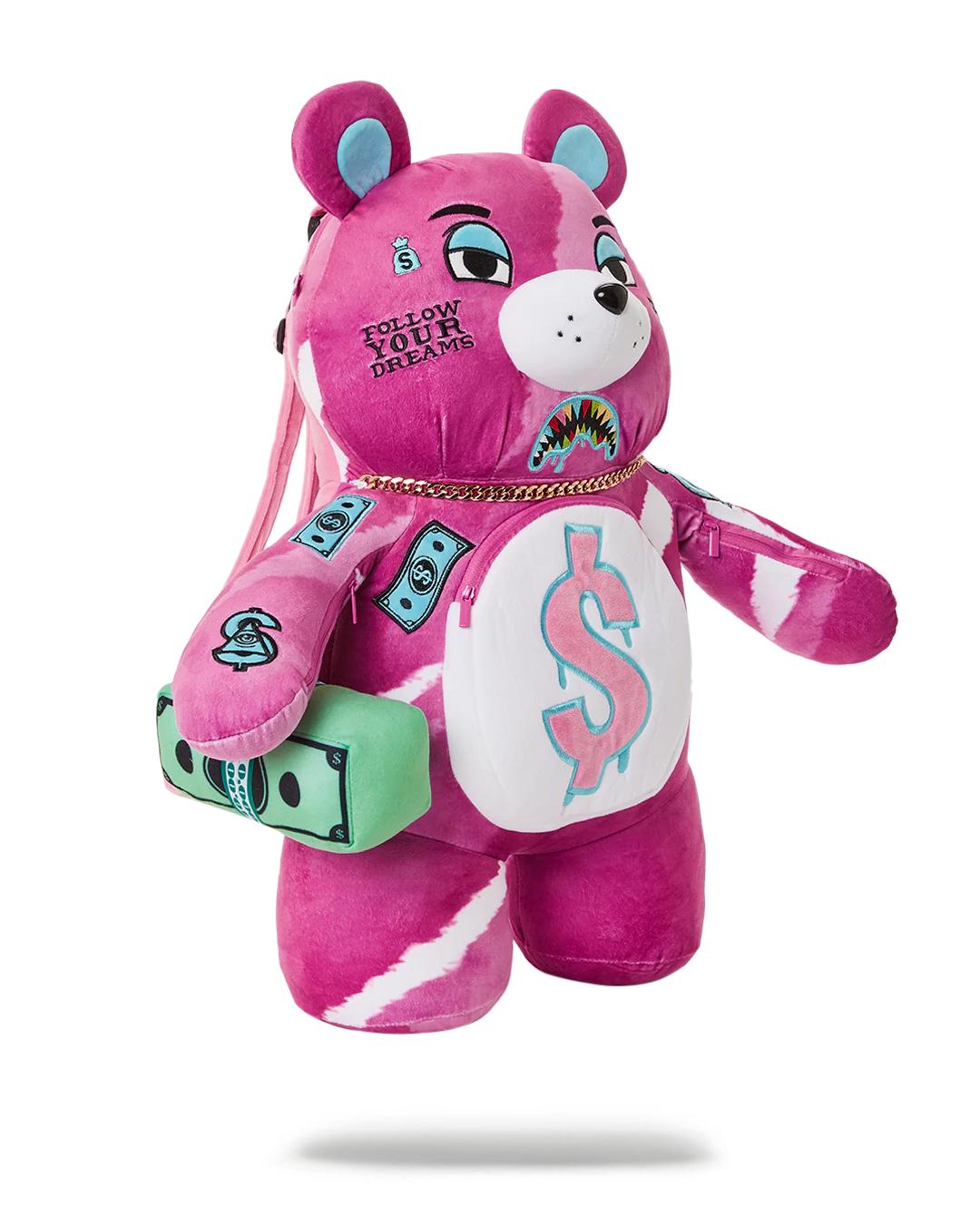 PINK PUNK MONEYBEAR TEDDYBEAR BACKPACK | Sprayground Popular