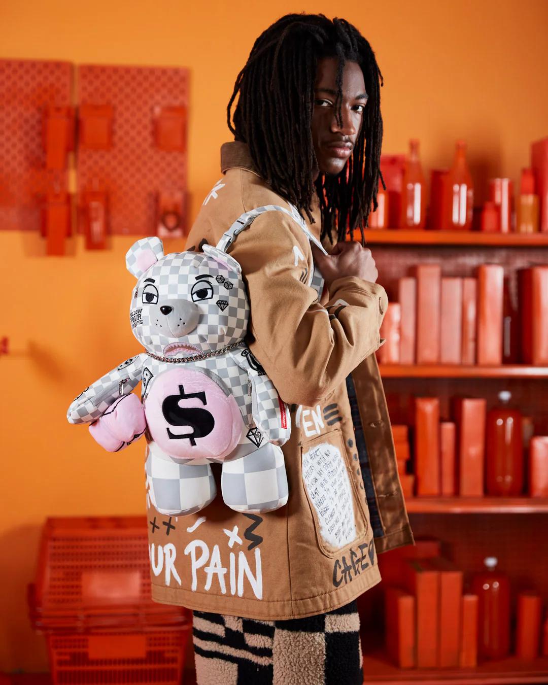 XTC LA PALAIS MEDIUM MONEYBEAR TEDDYBEAR BACKPACK | Sprayground Trending
