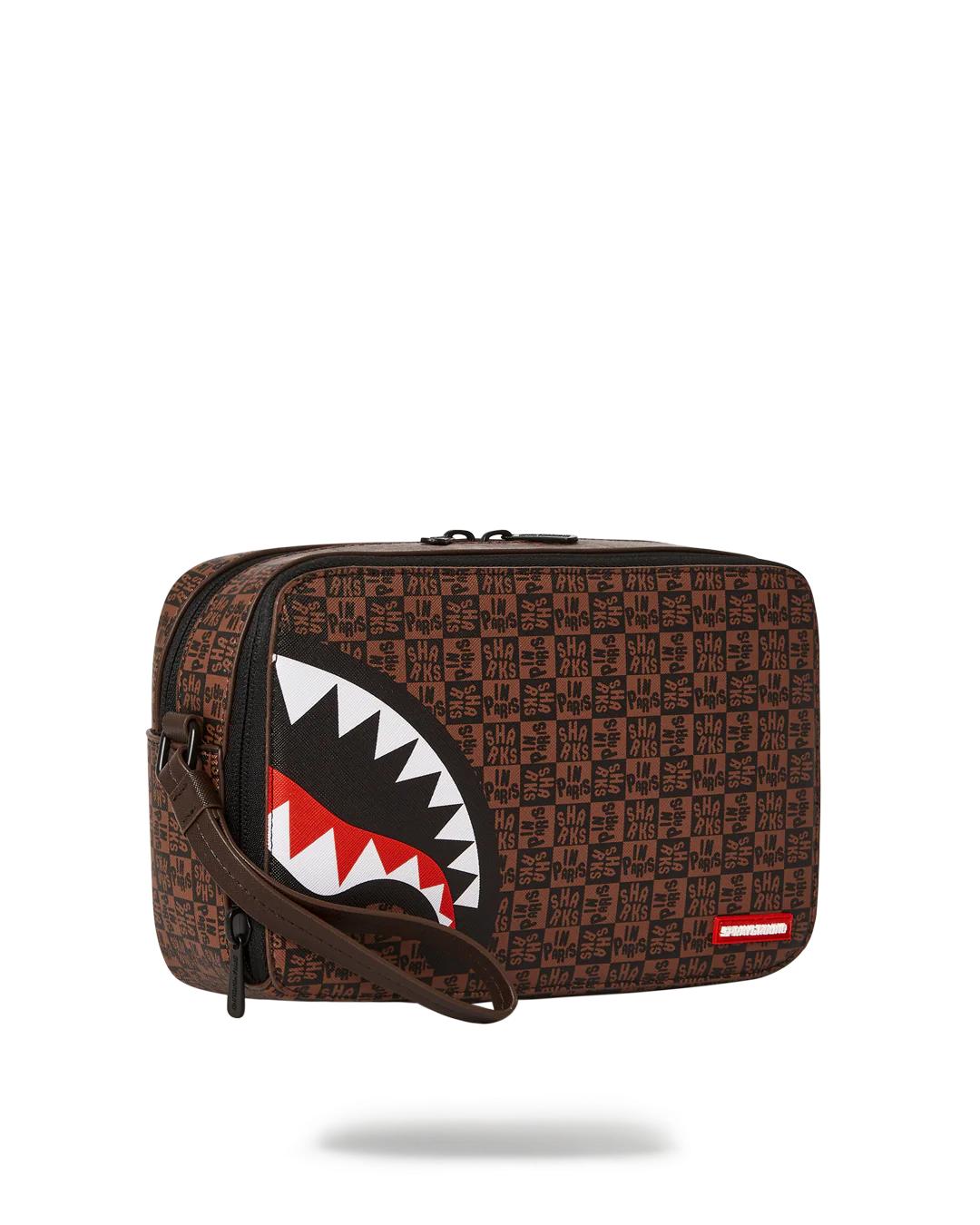 FRENZY SHARKS TOILETRY BAG | Sprayground Latest