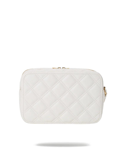 RIVIERA LE BLANC GOLD CHAIN SHARK TOILETRY BAG | Sprayground Signature