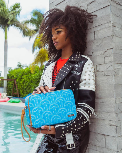 ILLUCHAINS TURQ TOILETRY BAG | Sprayground Classic