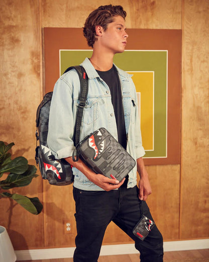 XTC GREY SHARKS IN PARIS TOILETRY BAG | Sprayground Everyday