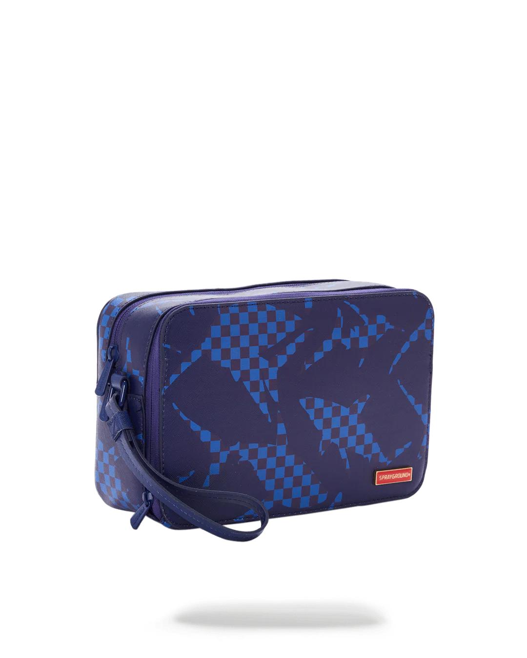 SHARK CHECK (BLUE) TOILETRY | Sprayground Value