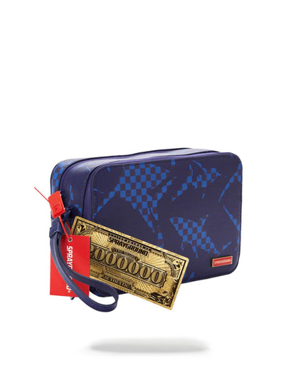 SHARK CHECK (BLUE) TOILETRY | Sprayground Value
