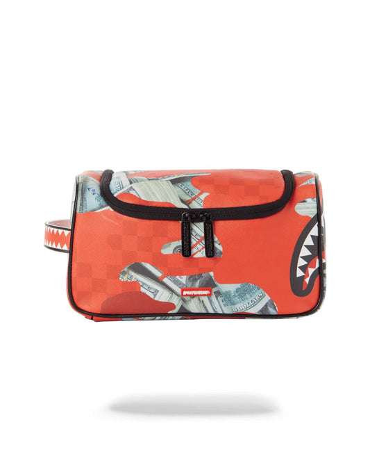 MONEY CAMO (RED) TOILETRY BAG | Sprayground New