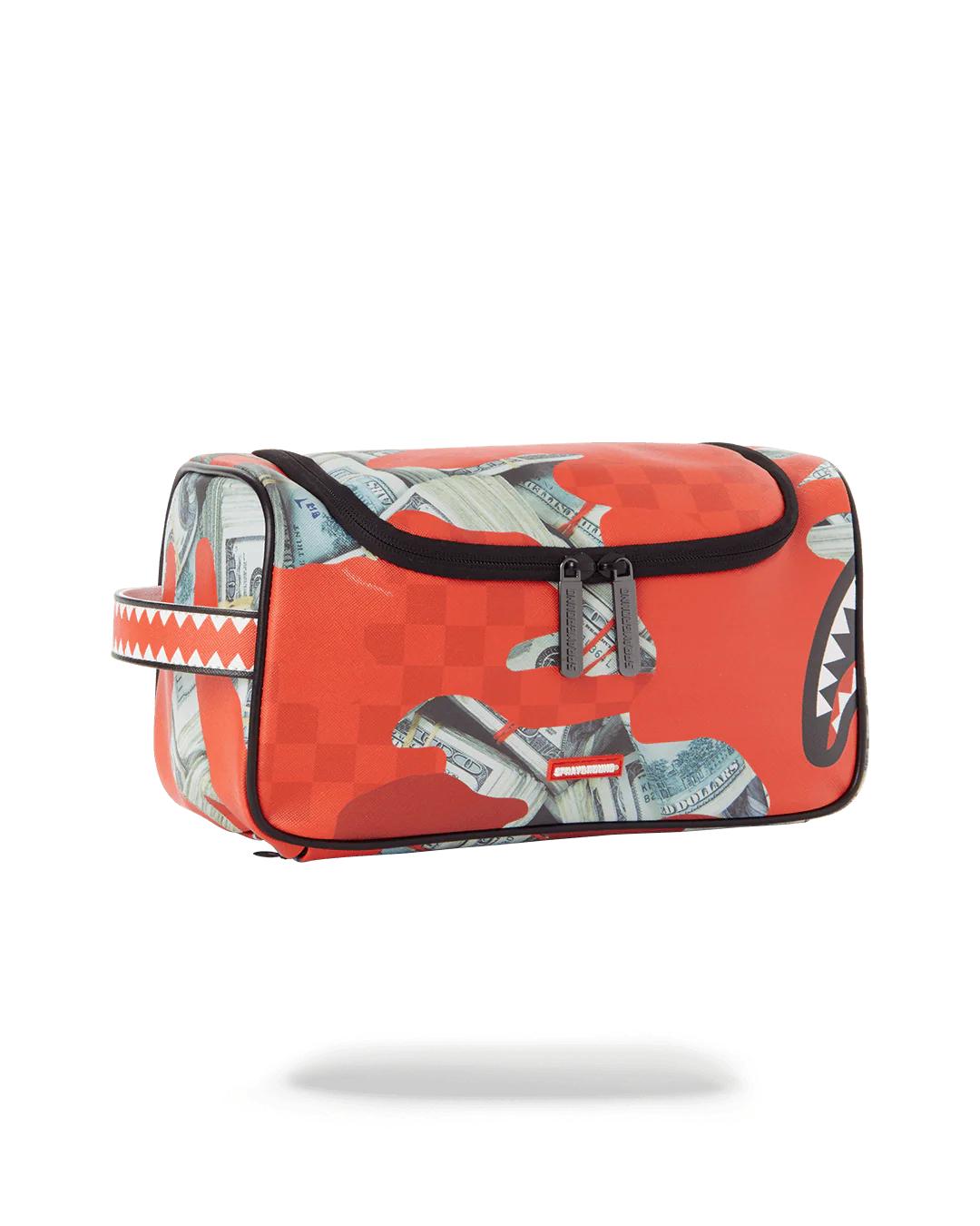 MONEY CAMO (RED) TOILETRY BAG | Sprayground New
