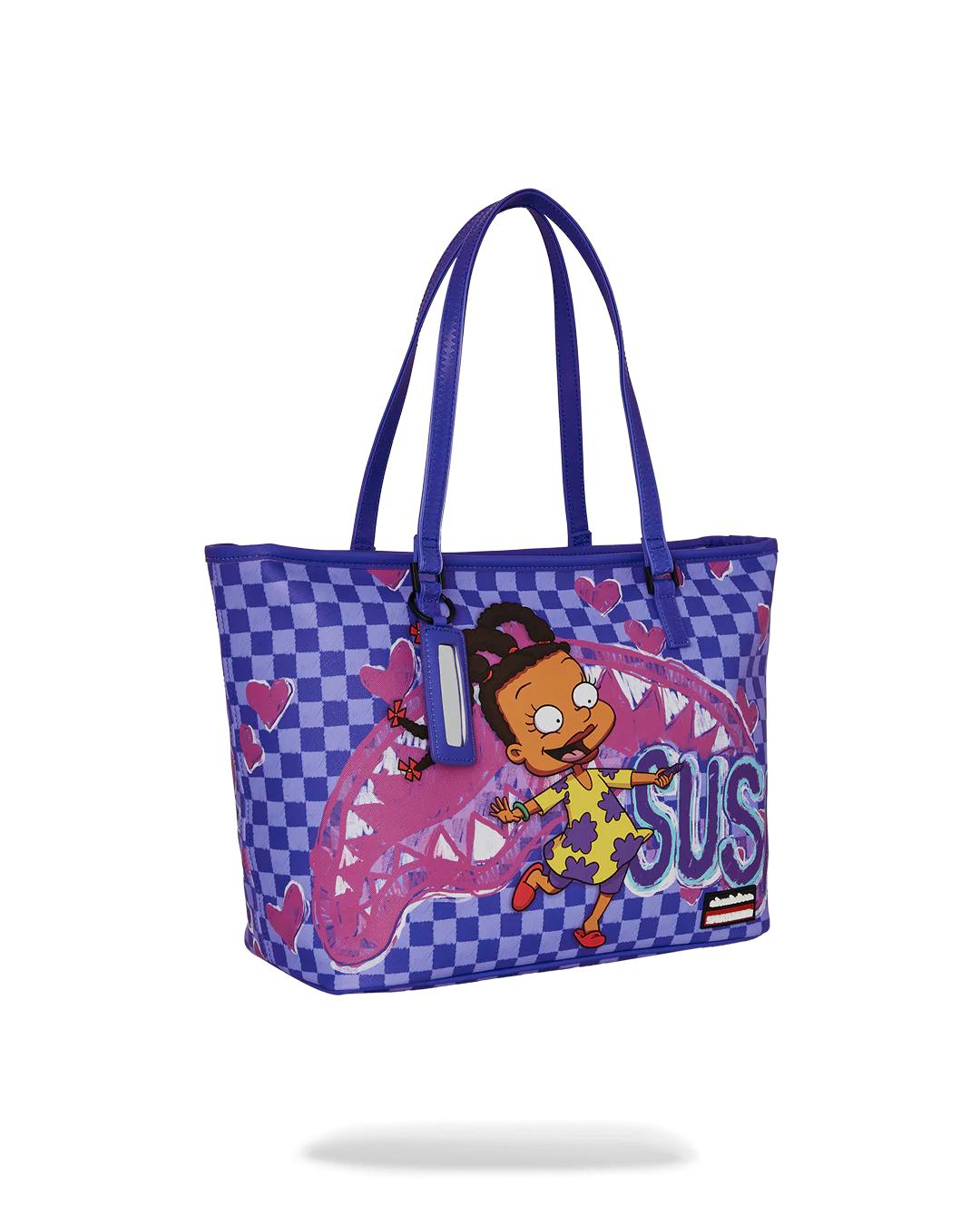 RUGRATS SUSIE CRAYON SHARK MESSENGER TOTE | Sprayground Latest