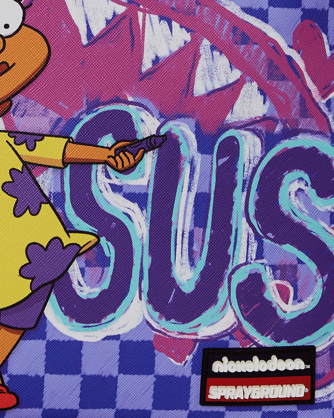 RUGRATS SUSIE CRAYON SHARK MESSENGER TOTE | Sprayground Latest