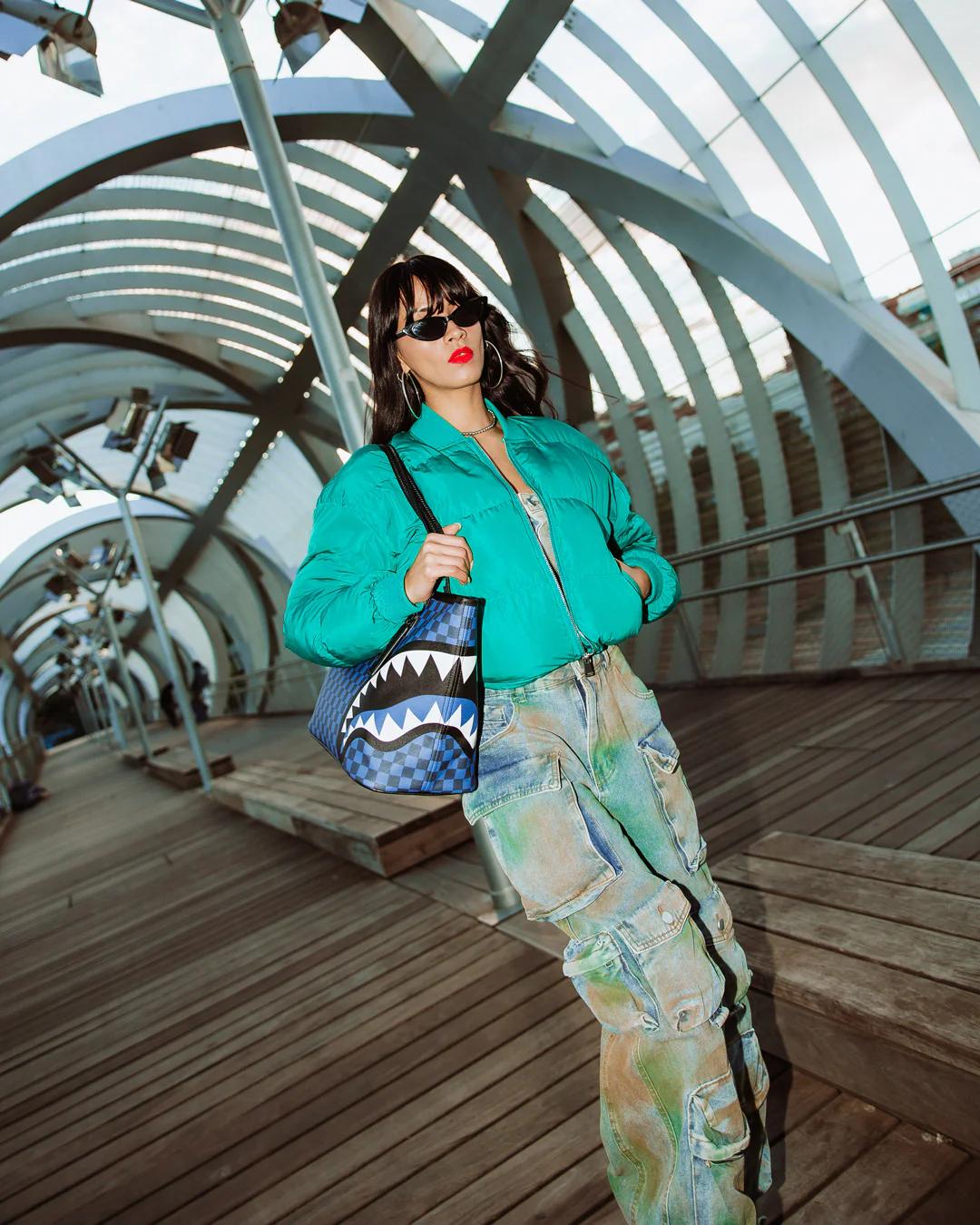 MIDNIGHT MAGIC SHARKS IN PARIS TOTE | Sprayground Classic