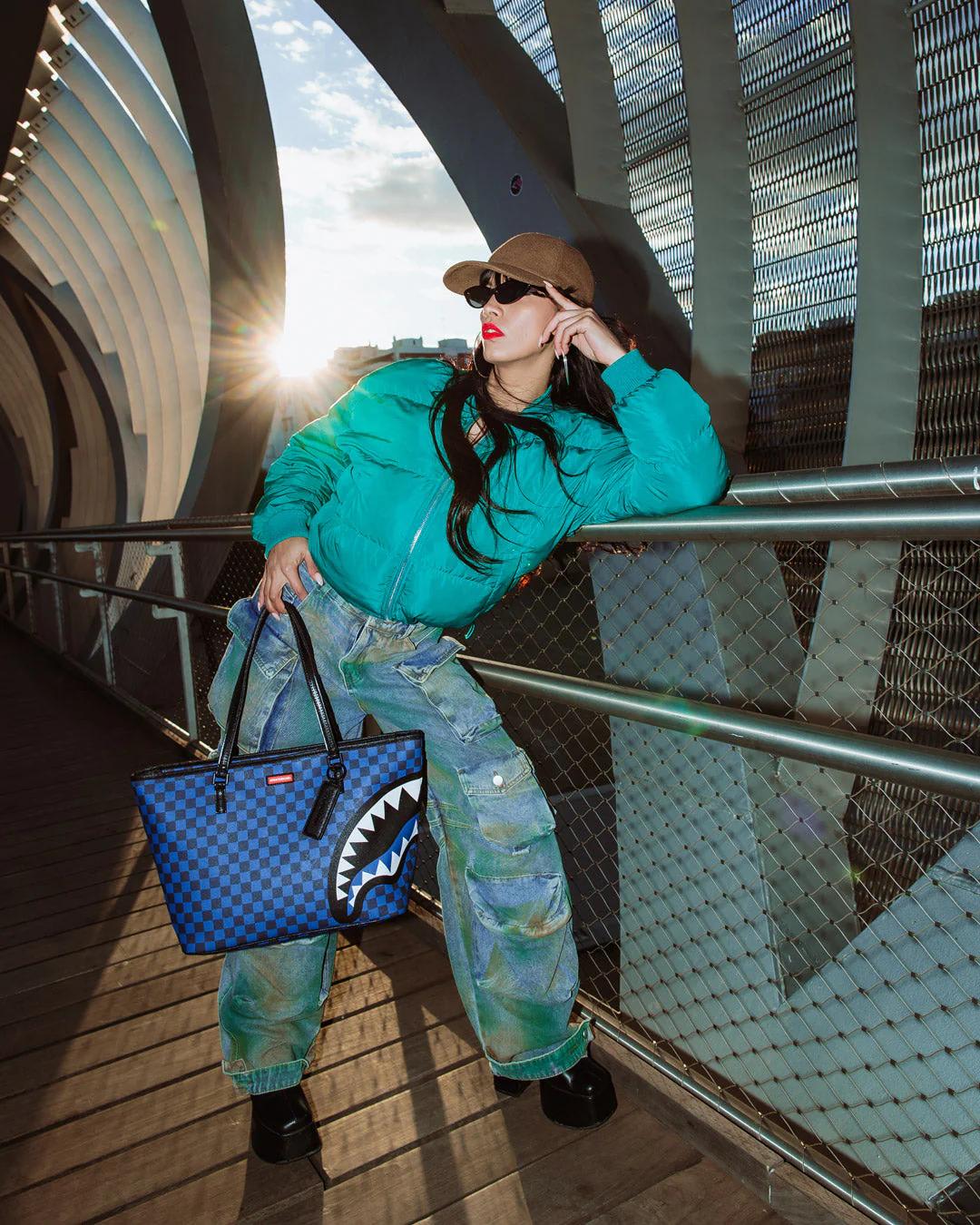 MIDNIGHT MAGIC SHARKS IN PARIS TOTE | Sprayground Classic