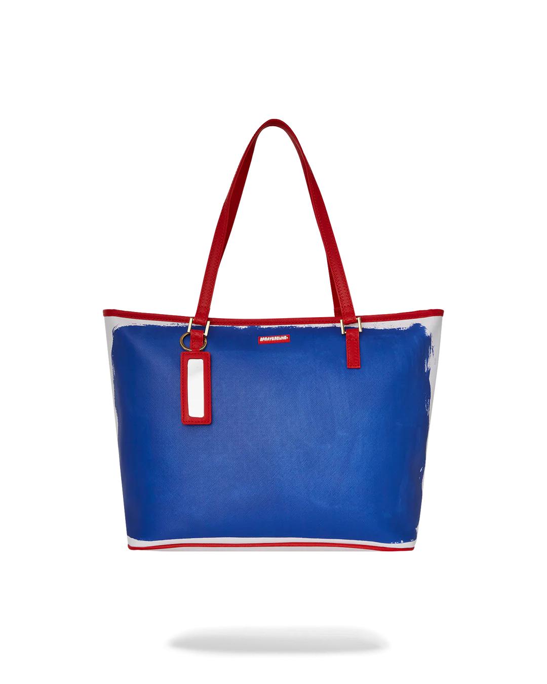 KEITH HARING THE BIG BLUE PURSE ART TOTE | Sprayground Quality