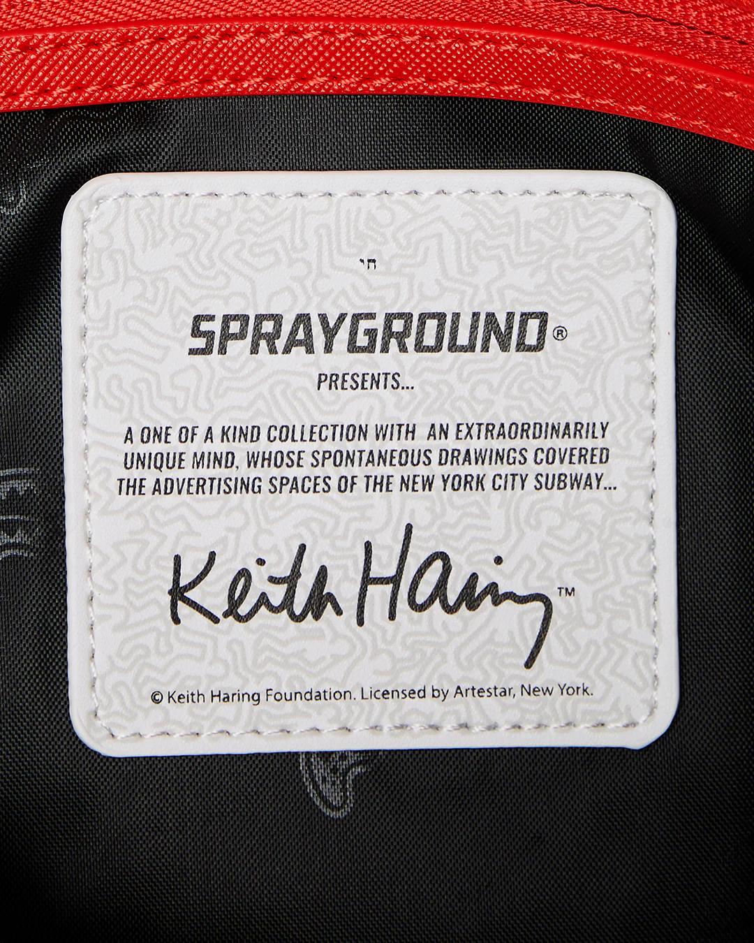 KEITH HARING THE BIG BLUE PURSE ART TOTE | Sprayground Quality