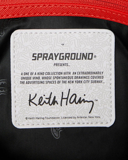 KEITH HARING THE BIG BLUE PURSE ART TOTE | Sprayground Quality