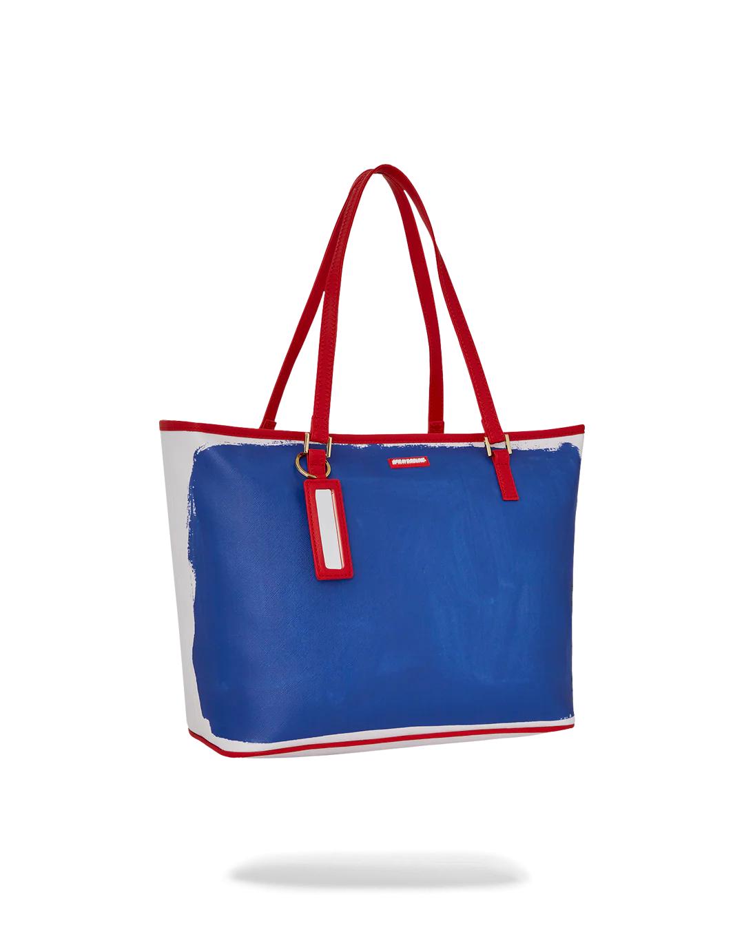 KEITH HARING THE BIG BLUE PURSE ART TOTE | Sprayground Quality