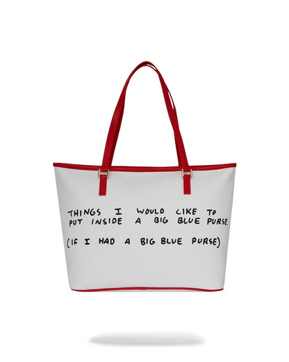 KEITH HARING THE BIG BLUE PURSE ART TOTE | Sprayground Quality