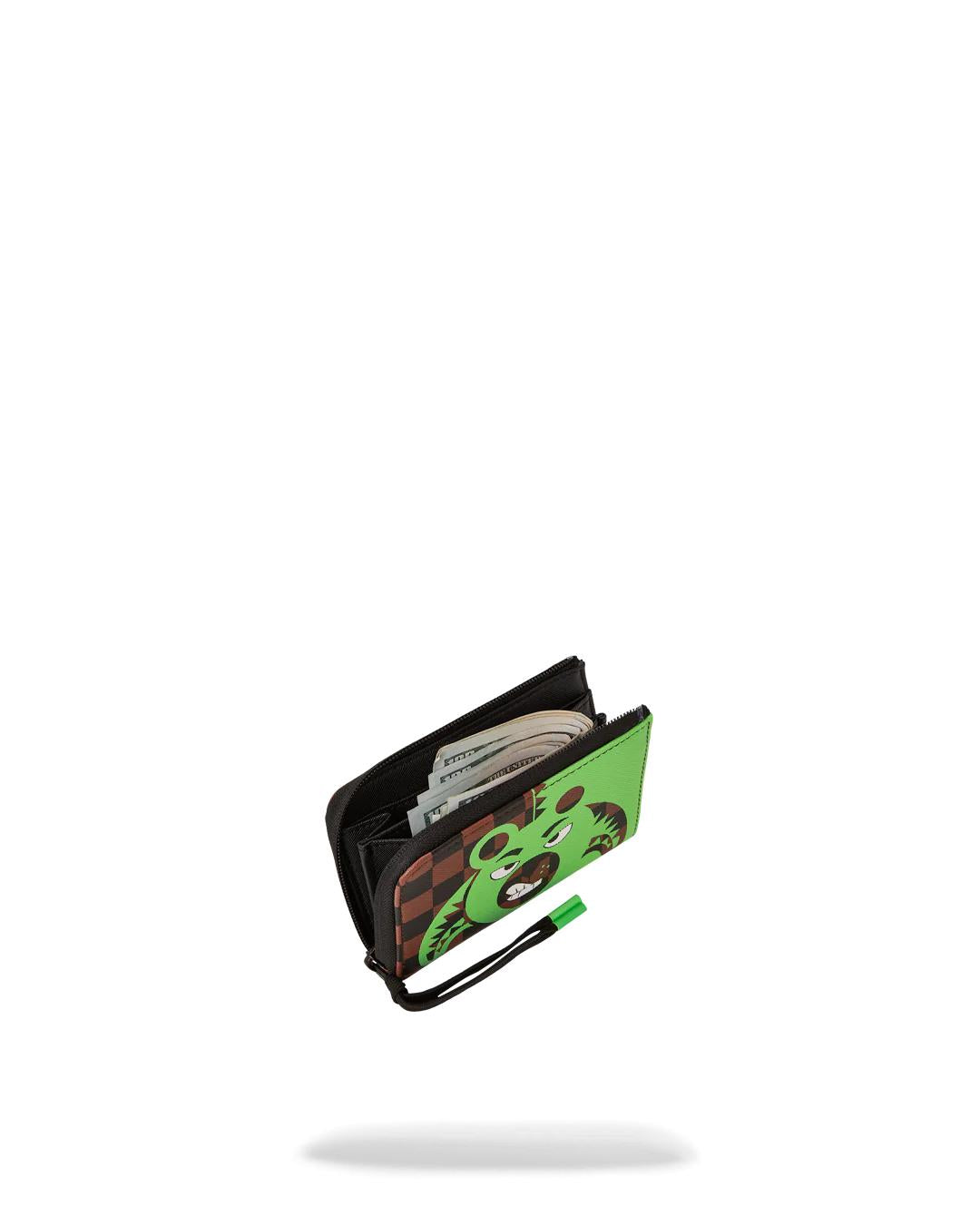 GREEN MONEY BEAR WALLET | Sprayground Popular
