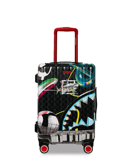 MIND TRIP SHARK DOSE SHARKNAUTICS HARDSHELL CARRY-ON LUGGAGE | Sprayground Trending