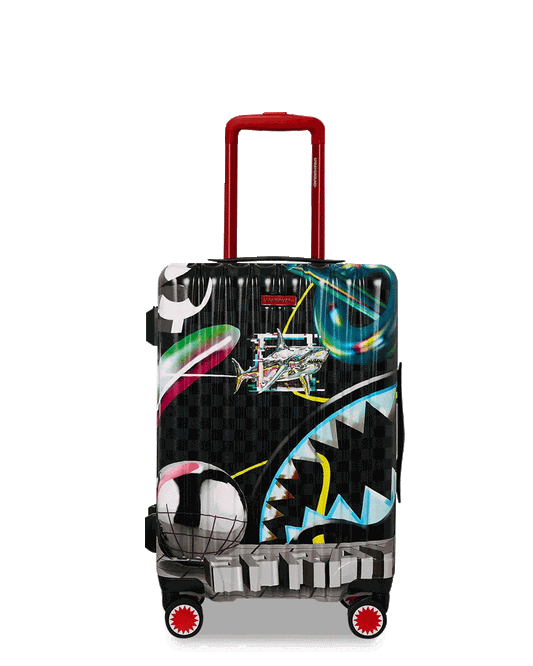 MIND TRIP SHARK DOSE SHARKNAUTICS HARDSHELL CARRY-ON LUGGAGE | Sprayground Trending