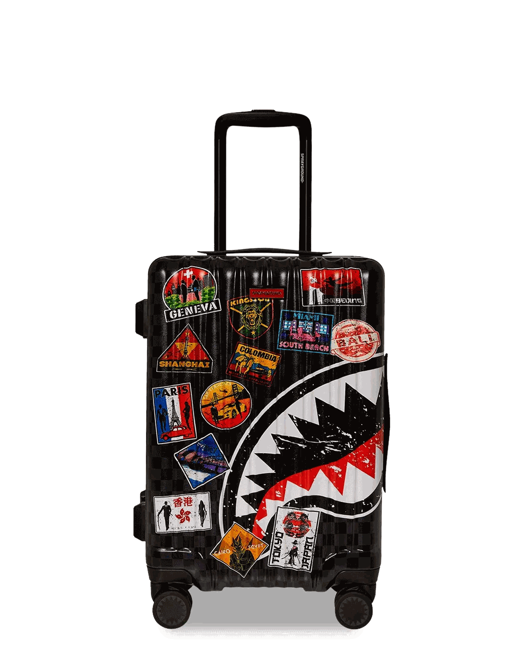 GLOBAL MOGUL UNLIMITED MILES SHARKNAUTICS HARDSHELL CARRY-ON LUGGAGE | Sprayground Best Seller