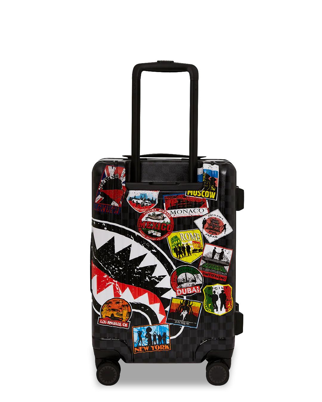 GLOBAL MOGUL UNLIMITED MILES SHARKNAUTICS HARDSHELL CARRY-ON LUGGAGE | Sprayground Best Seller