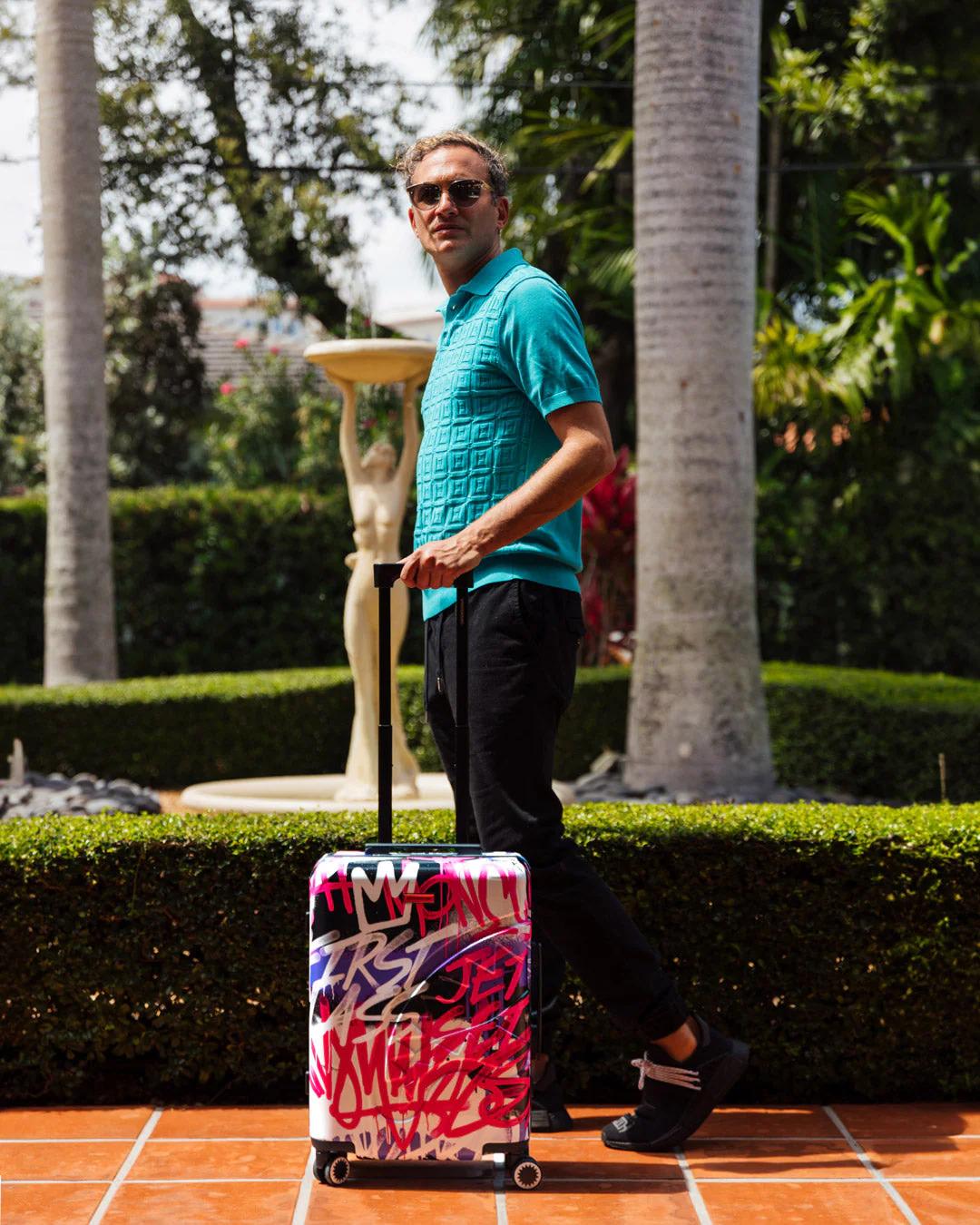 SHARK ATELIER SHARKNAUTICS HARDSHELL CARRY-ON LUGGAGE | Sprayground Value