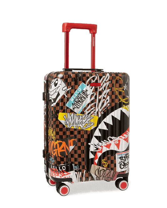 SHARKS IN PARIS THE RIZZ SHARKNAUTICS HARDSHELL CARRY-ON LUGGAGE | Sprayground Quality